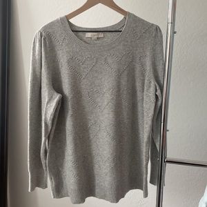 Loft heart knit sweater - Valentine’s Day sweater - Size 16/18
